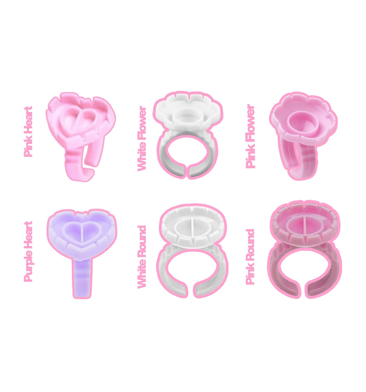 Glue rings (100ct)