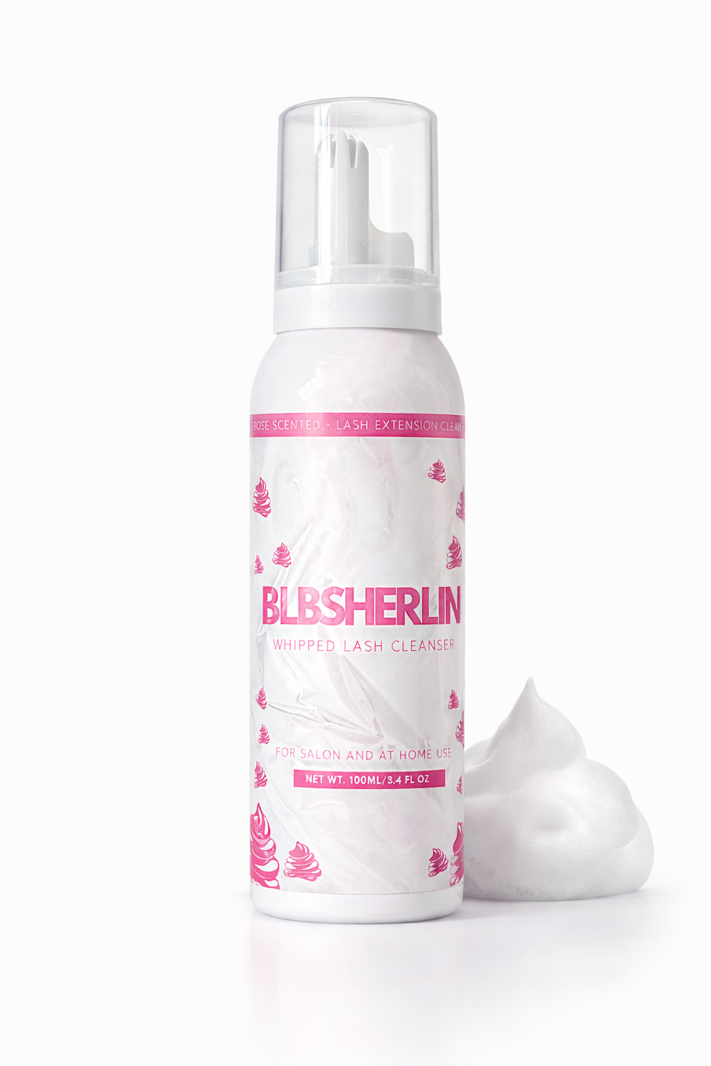 Whipped foam cleanser