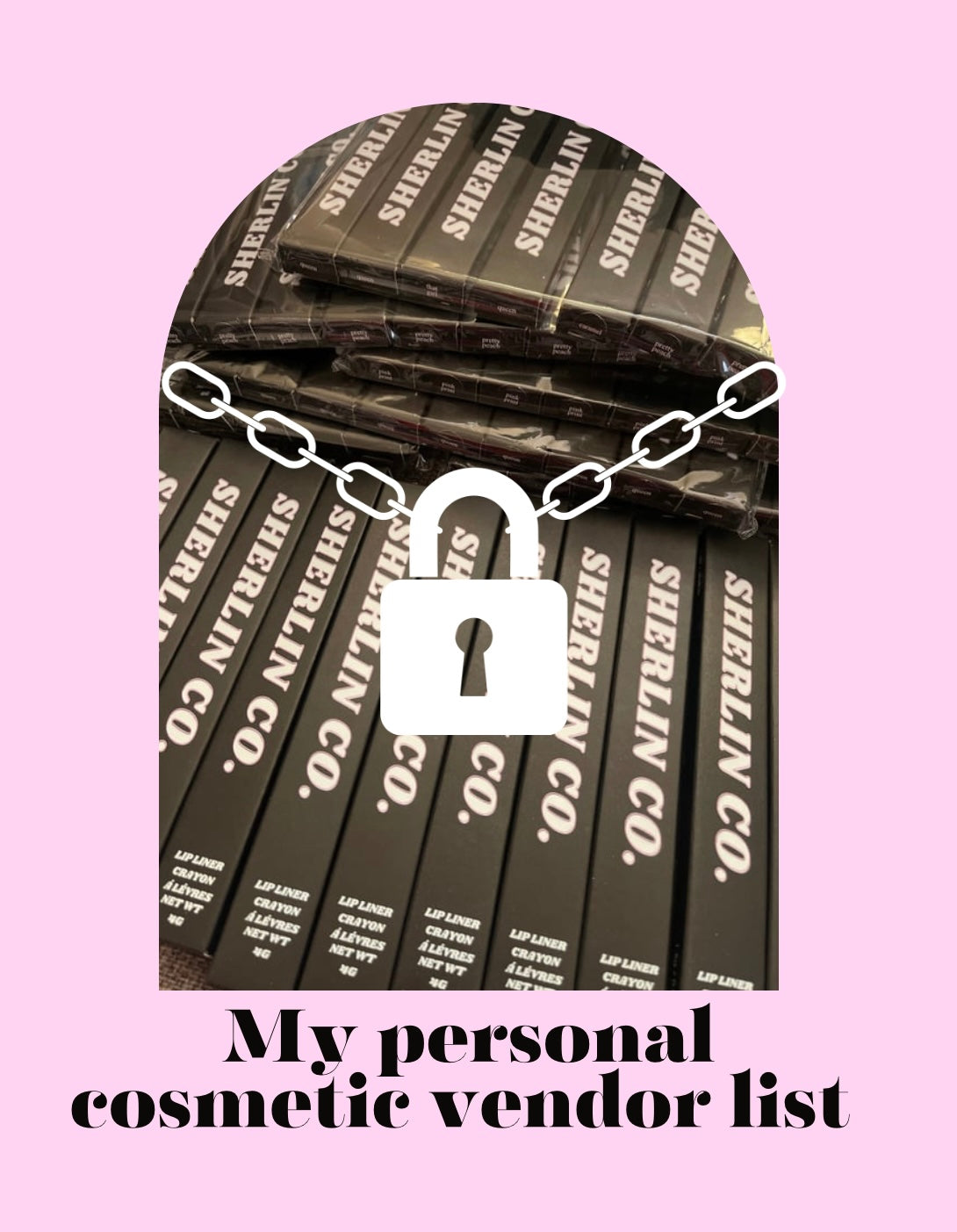 My previous cosmetic vendor