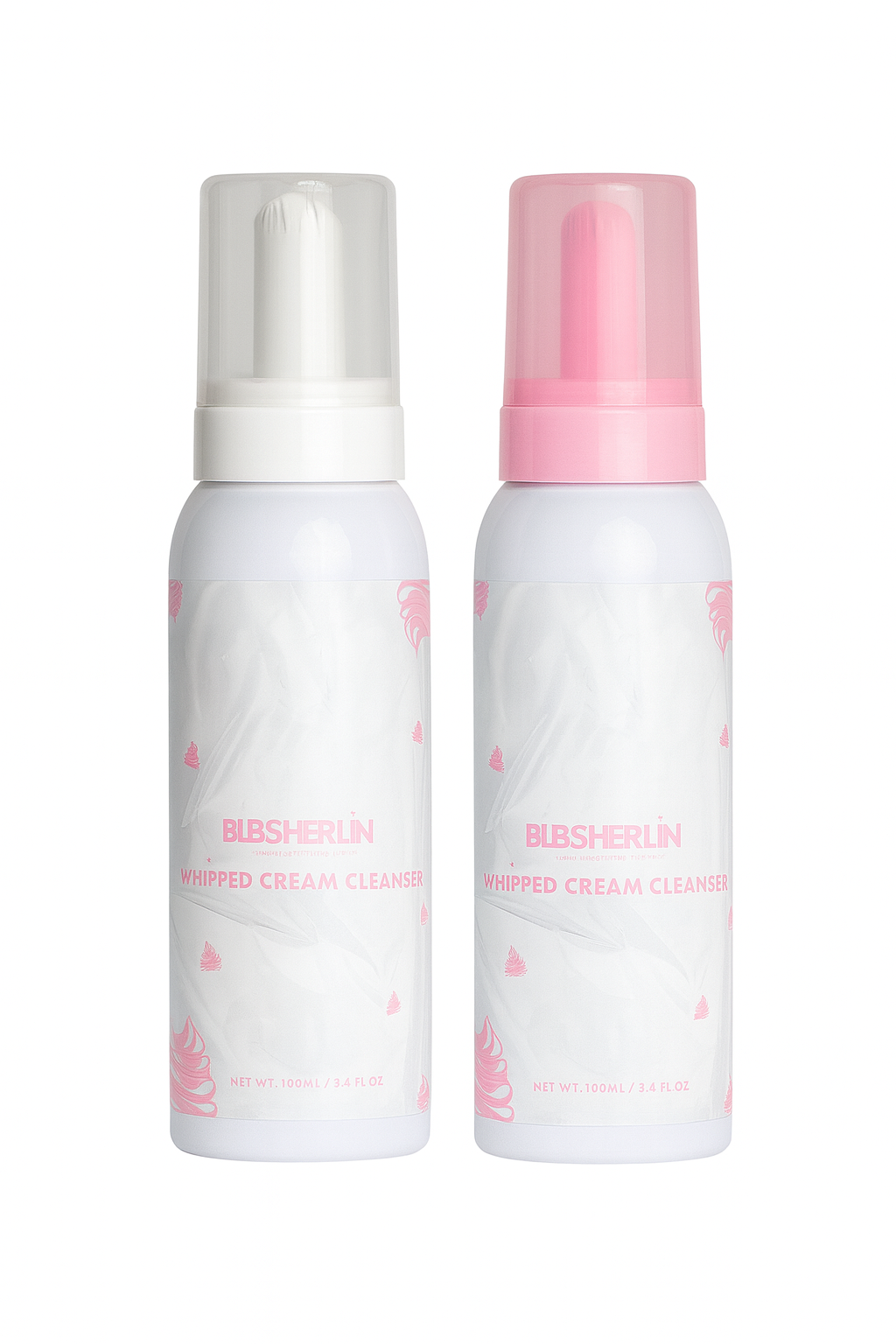 Whipped foam cleanser